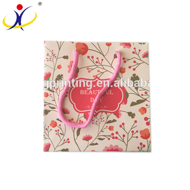 customized shape/size factory price wedding gift bag paper