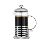 High Quality Stainless Steel Portable Custom Logo French Press Coffee Pot