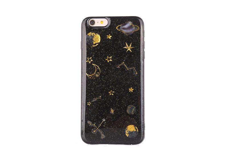 Planet star silicone case iphone 6 s 7 8 plus x (2)