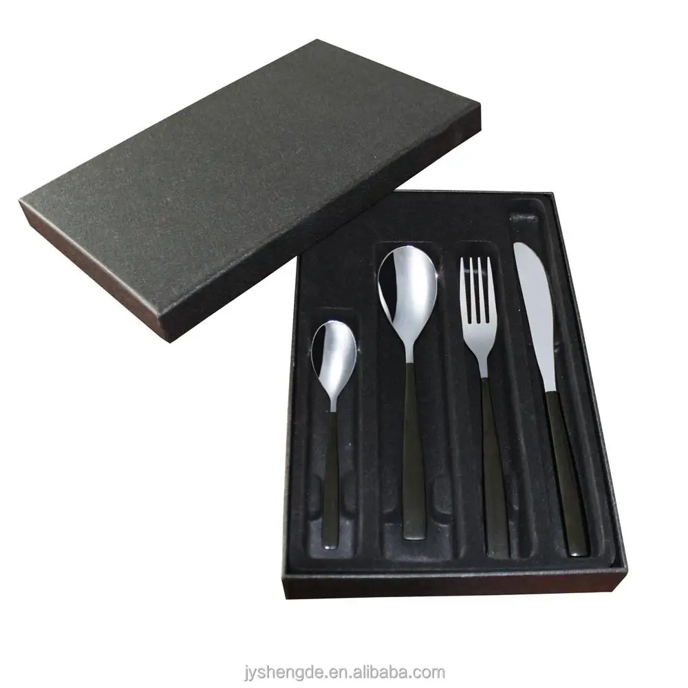 sale stainless steel wedding tableware with exquisite gift box