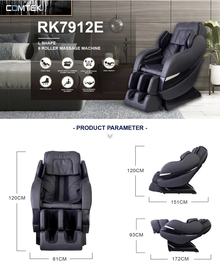 RK-7912E zero gravity massage chair