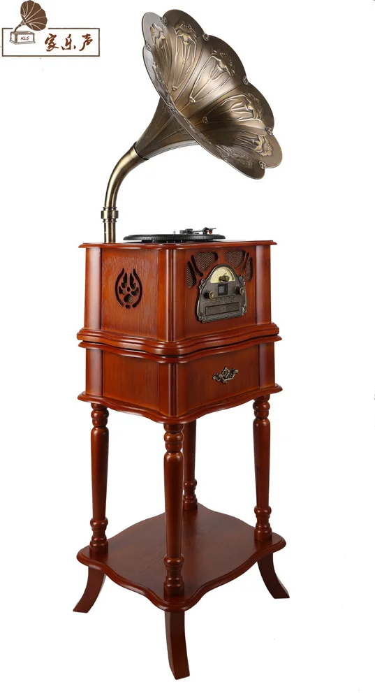 Kellogg acoustic phonograph record player manufacturer vinyl machine retro wooden crafts national shipping