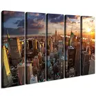 Custom picture printing big city landscape art canvas print modern canvas wall art paintings