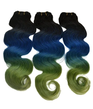 Wholesale Natural Hair Extensions 7a Virgin Brazilian Blue Hair
