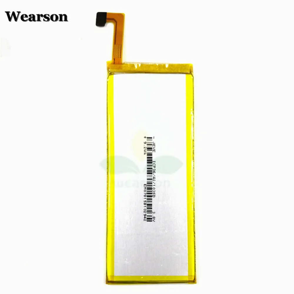 Wearson LI3823T43P6hA54236-H Battery For ZTE Blade S6 Nubia Z7 mini NX507J Battery 2380mAh Free Shipping With Tracking Number (1)