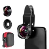 Mobile phone accessories 2018 professional photographic Mini optical camera wide angle macro 2 in 1 lens kit for iPhone 7 8 X