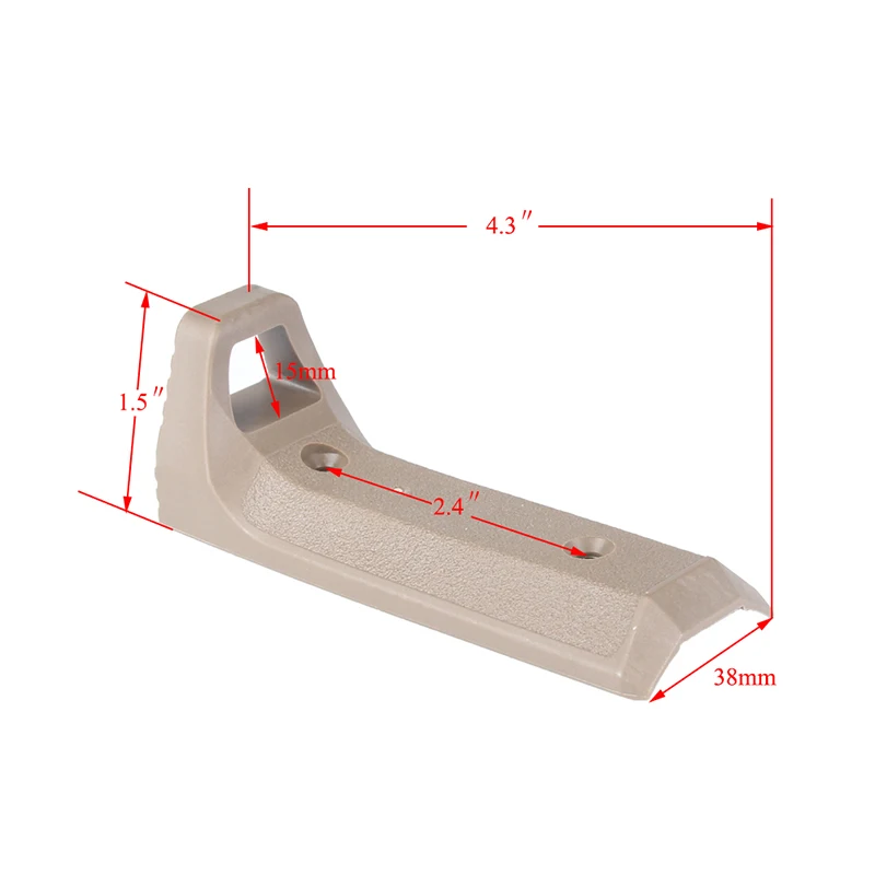 KeyMod Handguard Hand Stop Cover Rubber Mount for Attachment AR15 Hunting Accessories RL37-0060 (15)