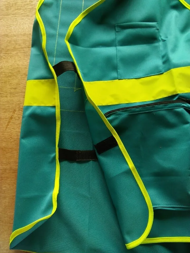 customized cheap 3m blue mesh fabric reflective safety vest