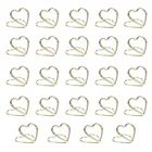 Wedding party Favors heart shape metal table Number holder custom shape place card holders