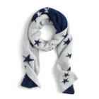 WOMEN'S 100% CASHMERE WINTER KNITTED SCARF