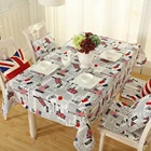 Promotional cheap European British washable picnic personalized table cloth