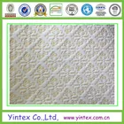 White Simple Design Yarn Dyed Polyester Knitted Mattress Ticking Fabric