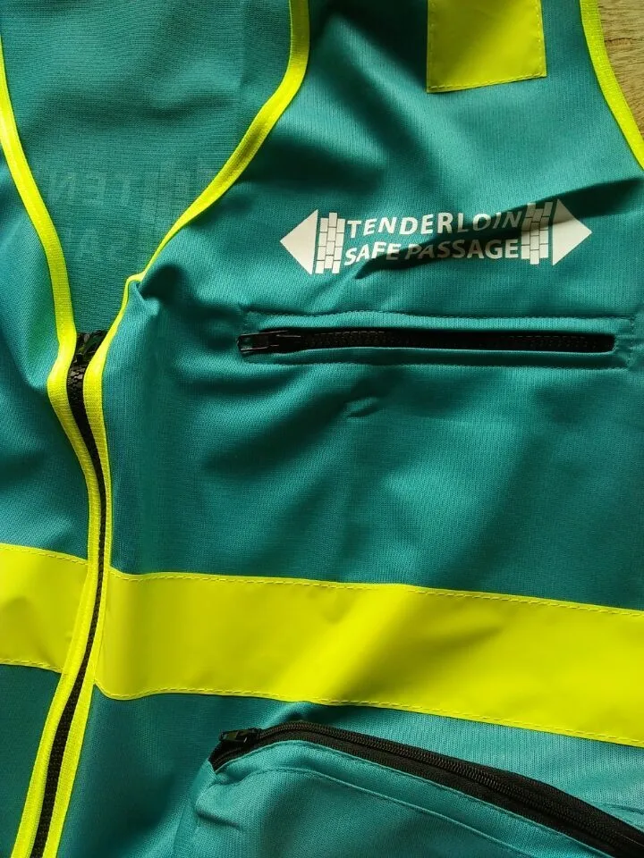 customized cheap 3m blue mesh fabric reflective safety vest
