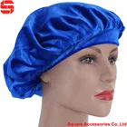 Warm Customized Velvet Sleeping Cap Silky Hat Satin Velvet Hair Bonnet