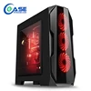 Acrylic ATX Micro ATX Computer Gamer Gaming Case RGB Cooling Fan PC Case Tower Chassis Transparent Side PC Case Black