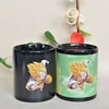 Advertising gift world cup souvenirs item 11oz white black dragon ball magic mug