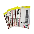 Custom high quality printed security laser hologram paper tickets for event/ concert/ football game