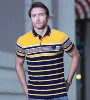 Mingmen Brand 40s yarn count with STOCK cloth striped custom men polo shirts rib collar cuff China factory OEM ODM wholesale