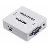 universal 3.5mm HD Audio VGA male to HDMI female adapter for TV