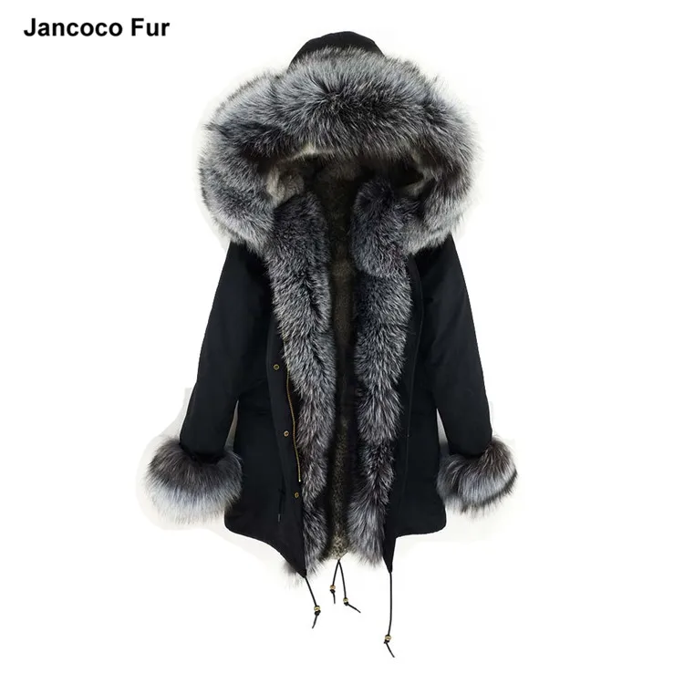 women's genuine fur parkas