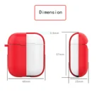 New arrival Silicone Waterproof protective cover blue tooth wireless Earphones case for AirPods