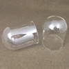 Handmade blow clear pyrex glass dome shape cover