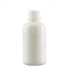 30ml 60ml 120ml opal white essential oil glass bottle with silver press dropper