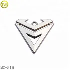 3D blank bracelet metal beads jewelry accessory metal charms tags for necklace