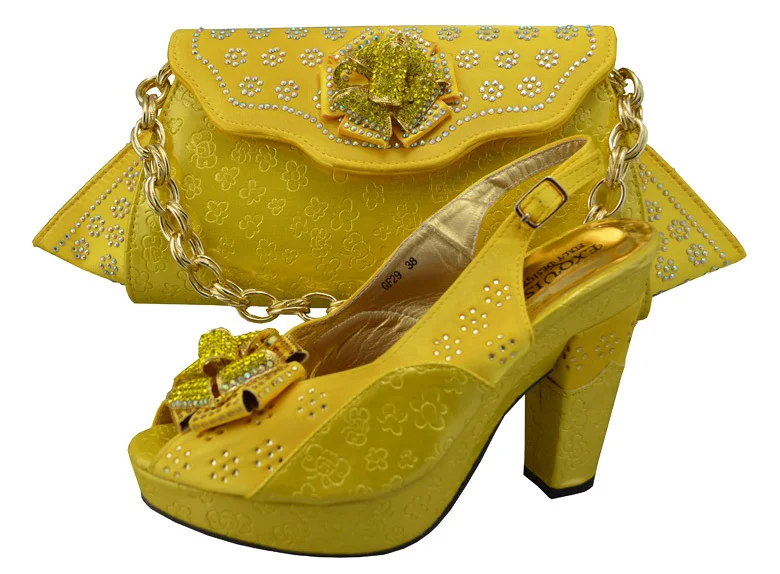 women's shoes and matching handbags