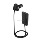 Smart IC 9.6A 4 USB Port Car Charger,Four USB Car Charger with Cable for Back Seat