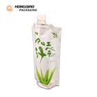 Bottle Shape Stand Up Pouch With Spout