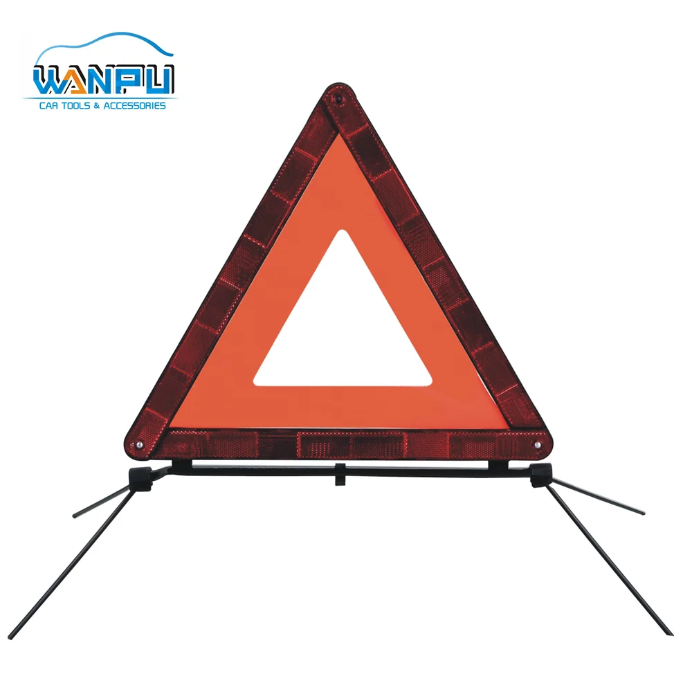 طوي عالية مرئية الأوروبية القياسية الأحمر سلامة الطريق سيارة انهيار الإسعافات الأولية Reflctive تحذير مثلث
