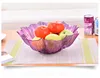 PET Fruit plate Nuts bowel Snack dishes Sturdy and Multi-function fruit salad bowl clear plastic fruit bowl