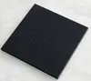 12mm shining black painted tempered table top glass
