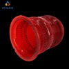 China Supplier Pressed Tempered Marine Red Flare Signal Glass Dome for Led Light