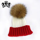 Popular women acrylic material knit beanie winter hat