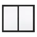 Aluminum tilt and turn windows with louvers insert