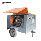 1200cfm 350psi diesel portable air compressor for rotary drilling machine textile