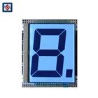 TN Type Positive Transparent Lcd Display 1 Digit 7 Segment Lcd Panel Small Customized Lcd Module