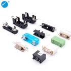 10x38 6x30 5x20mm plastic bakelite Electronic fuse cutout mounted fuse box PCB mount Fuse holder