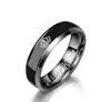 New stainless steel temperature change color ring HER KING HiS QUEEN couple of titanium steel ring