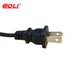 USA UL standard 18AWG 2 pin flat power pin plug