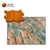 Rock Pattern Concrete Stamp Mat For Garden Color Cement Floor Concrete Stamp Mats