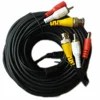 Audio Video Power Security Camera Cable with BNC RCA Connectors for CCTV System