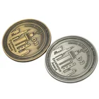 custom cheap silver shading token copper souvenir russian europe hong kong use raised metal challenge coins maker