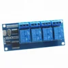 usb dry contact relay module 5v 4 channel relay module 12v