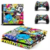 TECTINTER Bomb Graffiti For PS4 Vinyl Skin Sticker Cover For PS4 Playstation 4 Console + 2 Controller Decal Game Accessories