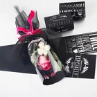 Hotsale Black Opp Flowers Wrapping Paper Roll