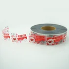 custom clear printing roll self adhesive stickers transparent BOPP private fruit juice labels