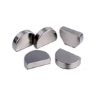 Neodymium magnet motor magnet 5mm thick half round magnetic pieces